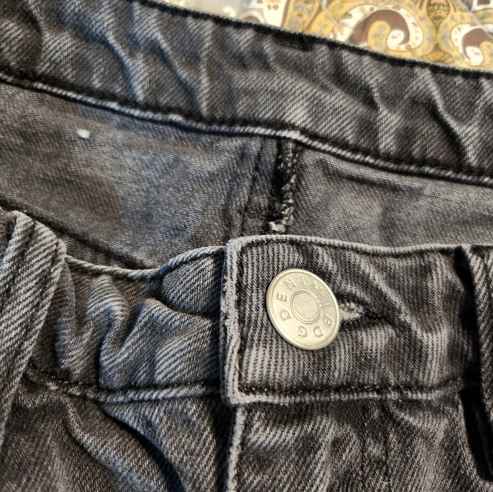 Bdg Denim Women's Jean's Mini Skirt Size S charcoal - Picture 8 of 10